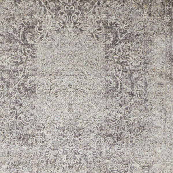 HomeRoots 4' Elegant Tan and Gray Oriental Distressed Area Rug - Timeless Charm for Any Home Decor Style 10' Runner 566345