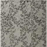 Homeroots 5' X 8' Gray And Silver Floral Hand Tufted Area Rug Gray Wool Blend 566382