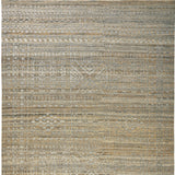 Homeroots 4' X 6' Gold And Tan Geometric Hand Knotted Worn Faded Area Rug Gold Wool Blend 566385