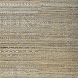 Homeroots 6' X 9' Gold And Tan Geometric Hand Knotted Worn Faded Area Rug Gold Wool Blend 566386