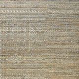 Homeroots 8' X 10' Gold And Tan Geometric Hand Knotted Worn Faded Area Rug Gold Wool Blend 566387