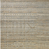 Homeroots 8' X 12' Gold And Tan Geometric Hand Knotted Worn Faded Area Rug Gold Wool Blend 566388