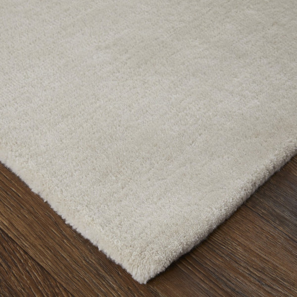 HomeRoots 4' Blue and Ivory Abstract Hand-Tufted Area Rug – Soft, Durable, Contemporary Design for Any Room 2' X 3' 566497