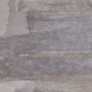HomeRoots 4' Modern Gray and Ivory Abstract Hand-Tufted Area Rug for Stylish Living Spaces and Comfort 10' X 14' 566516