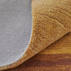 HomeRoots 9' Abstract Hand-Tufted Area Rug in Warm Ivory, Red & Orange - Artistry for Modern Spaces 2' X 3' 566524