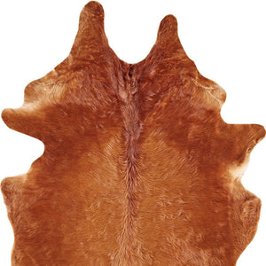 HomeRoots 8' X 10' Brown Cowhide Animal Print Rug - Stylish, Power-Loomed Area Rug for Modern Interiors & Durability 566527