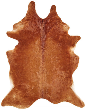 HomeRoots 8' X 10' Brown Cowhide Animal Print Rug - Stylish, Power-Loomed Area Rug for Modern Interiors & Durability 566527