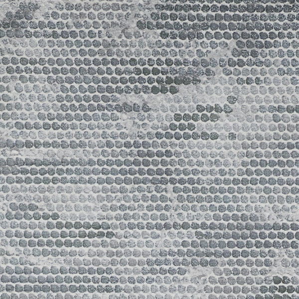 HomeRoots 8' Gray and Blue Abstract Runner Rug - Modern Design, Stain-Resistant, Ideal for High-Traffic Areas 10' Runner 566570