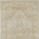 Homeroots 8' X 10' Ivory And Gold Oriental Power Loom Area Rug Ivory Polyester 566578