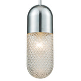 Capsula 4'' Wide 1-Light Mini Pendant - Polished Chrome 56661/1 Elk Lighting