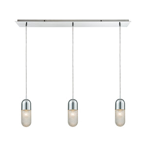 Capsula 36'' Wide 3-Light Linear Pendant - Polished Chrome 56661/3LP Elk Lighting