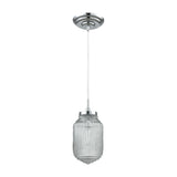 Dubois 5'' Wide 1-Light Mini Pendant - Polished Chrome 56662/1 Elk Lighting