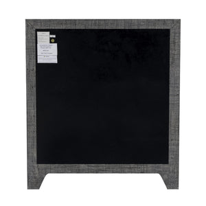 Butler Specialty Bar Harbor Raffia 3-drawer Nightstand – Elegant Storage Solution With Hand-woven Natural Texture Charcoal Gemelina Wood,Mdf,Oak Veneer,Saguran Raffia,Zinc 5667420-butler