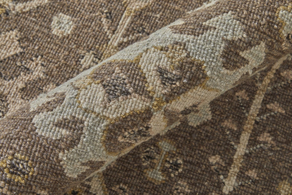 HomeRoots 4' Timeless Gray and Ivory Hand-Knotted Wool Oriental Area Rug with Elegant Fringed Edges 2' X 3' 566767