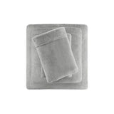 True North by Sleep Philosophy Soloft Plush Casual Micro Plush Sheet Set BL20-0870 Grey