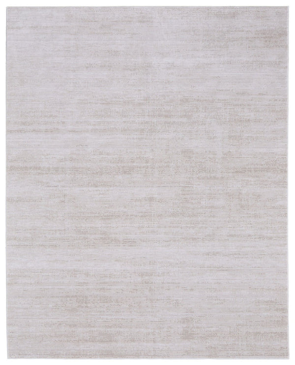 HomeRoots 5' Ivory and Silver Area Rug - Elegant, Durable, Stain-Resistant Design for Modern Living Spaces 7' X 10' 566802