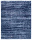 Homeroots 5' X 8' Blue And Gray Power Loom Area Rug Blue Polyester 566806