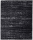 Homeroots 5' X 8' Black And Gray Power Loom Area Rug Black Polyester 566811