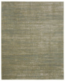 Homeroots 7' X 10' Tan And Green Power Loom Area Rug Green Polyester 566816