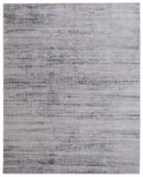 Homeroots 5' X 8' Gray And Ivory Power Loom Area Rug Gray Polyester 566820