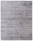 Homeroots 5' X 8' Gray And Ivory Power Loom Area Rug Gray Polyester 566820