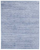 Homeroots 5' X 8' Blue And Ivory Power Loom Area Rug Blue Polyester 566825