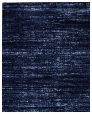 Homeroots 9' Elegant Blue And Ivory Power Loom Area Rug - Stain Resistant, Perfect For Kids And Pets! 9' X 13' Polyester 566833