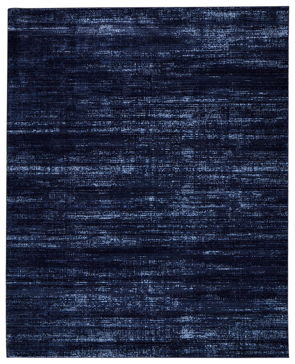 Homeroots 9' Elegant Blue And Ivory Power Loom Area Rug - Stain Resistant, Perfect For Kids And Pets! 9' X 13' Polyester 566833