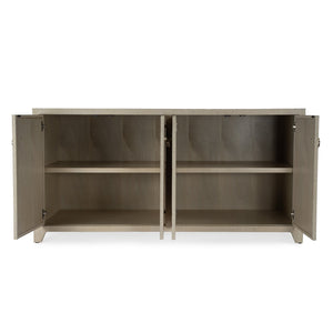 Butler Specialty Bar Harbor Raffia 4 Door Sideboard - Elegant Hand-woven Storage Solution For Dining Or Living Room Natural Gemelina Wood,Mdf,Oak Veneer,Saguran Raffia,Zinc 5668362-butler