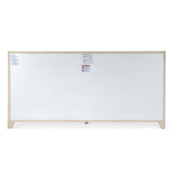 Butler Specialty Bar Harbor Raffia 4 Door Sideboard - Elegant Hand-woven Storage Solution For Dining Or Living Room Natural Gemelina Wood,Mdf,Oak Veneer,Saguran Raffia,Zinc 5668362-butler