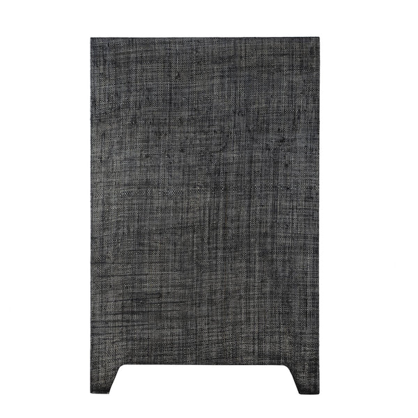 Butler Specialty Bar Harbor Raffia 4 Door Sideboard - Elegant Hand-woven Storage Solution For Dining Or Living Room Charcoal Gemelina Wood,Mdf,Oak Veneer,Saguran Raffia,Zinc 5668420-butler