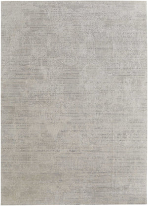 HomeRoots 3' Hand Woven Gray and Ivory Abstract Area Rug – Artisan Crafted for Modern Homes and Cozy Spaces 12' X 15' 566851