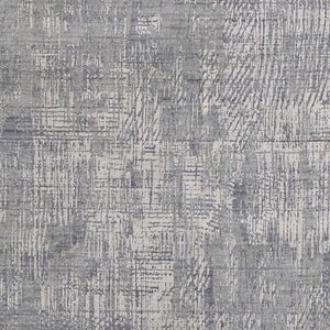 HomeRoots 3' Gray and Silver Abstract Area Rug - Hand-Woven, Contemporary Design for Modern Living Spaces 3' X 5' 566875