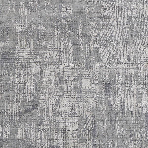 HomeRoots 3' Gray and Silver Abstract Area Rug - Hand-Woven, Contemporary Design for Modern Living Spaces 3' X 5' 566875