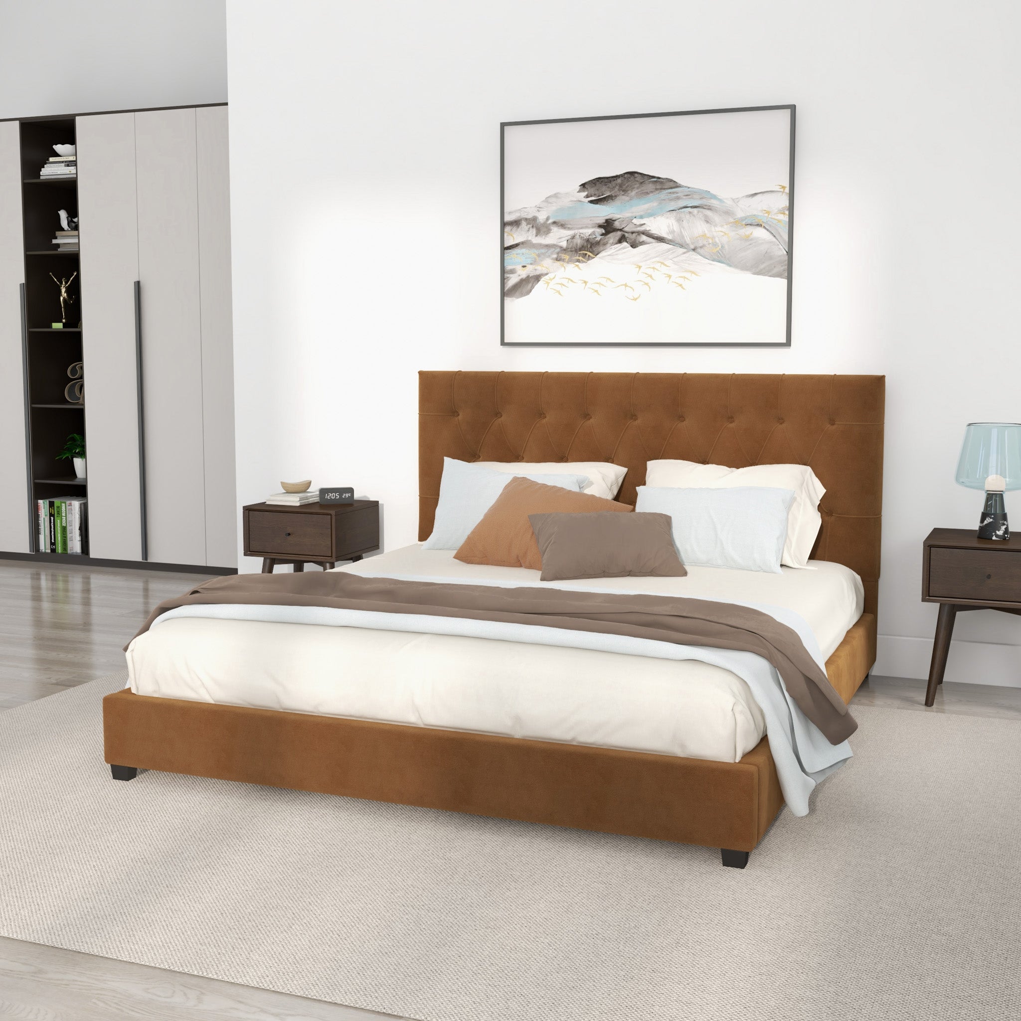 English Elm Donald Platform Bed - Thumbnail 5