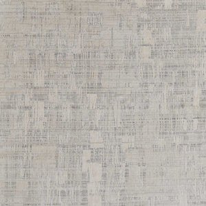 HomeRoots 3' Hand-Woven Ivory and Gray Abstract Area Rug - Unique, Cozy, and Perfect for Modern Interiors 3' X 5' 566921