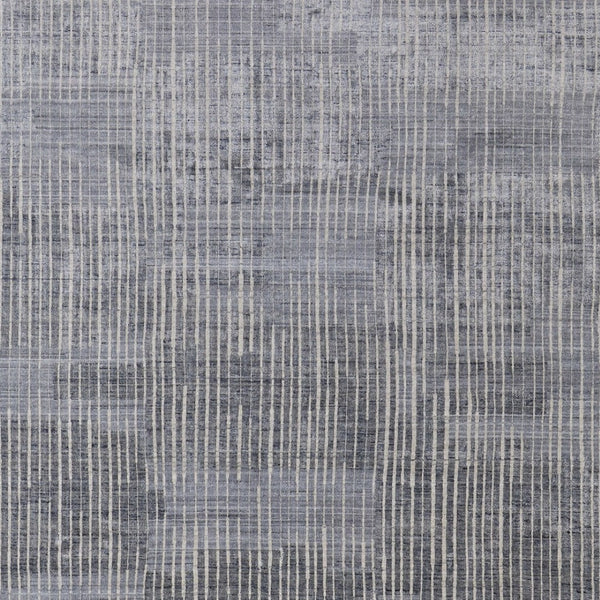 HomeRoots 4' X 6' Handwoven Blue Ivory Gray Abstract Area Rug - Distressed Modern Design for Any Room Style 566946