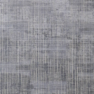 HomeRoots 4' X 6' Handwoven Blue Ivory Gray Abstract Area Rug - Distressed Modern Design for Any Room Style 566946