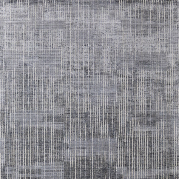 HomeRoots 5' X 8' Hand-Woven Blue, Ivory & Gray Abstract Area Rug – Distressed Vintage Style for Any Room 566947