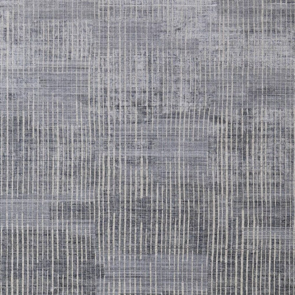 HomeRoots 5' X 8' Hand-Woven Blue, Ivory & Gray Abstract Area Rug – Distressed Vintage Style for Any Room 566947