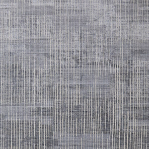 HomeRoots 8' X 10' Hand Woven Blue Ivory Gray Abstract Area Rug - Distressed Design for Comfort & Style 566948