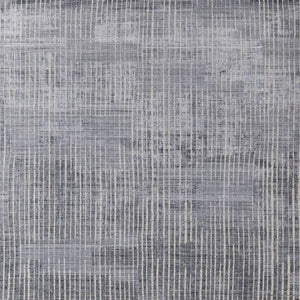 HomeRoots 8' X 10' Hand Woven Blue Ivory Gray Abstract Area Rug - Distressed Design for Comfort & Style 566948