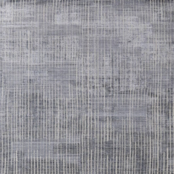 HomeRoots 8' X 10' Hand Woven Blue Ivory Gray Abstract Area Rug - Distressed Design for Comfort & Style 566948