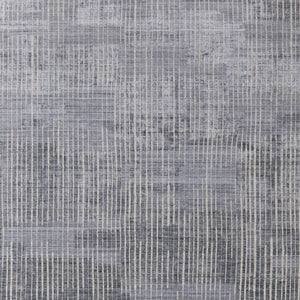 HomeRoots 2' X 3' Hand-Woven Distressed Area Rug in Blue, Ivory & Gray - Perfect for Cozy Spaces & Style 566951