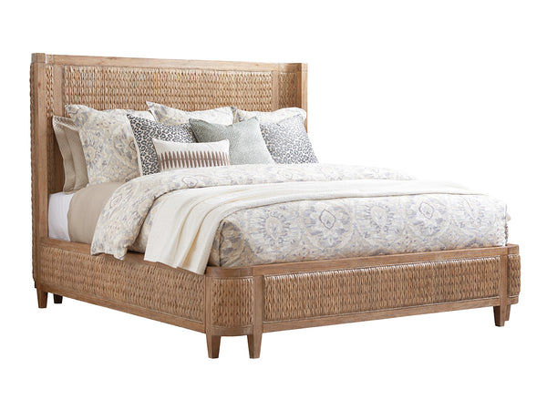 Lexington Tommy Bahama Home Ivory Coast Woven Bed - Curated Global Design With Braided Banana Leaf Accents For Timeless Elegance Newcastle  566-135c