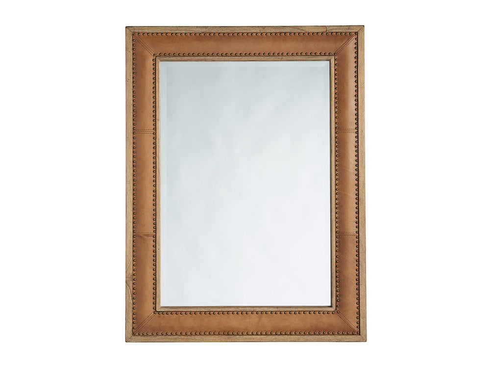 Lexington Tommy Bahama Home Dominica Leather Rectangular Mirror - Global Transitional Design With Aged Bronze Accents And Elegance Newcastle  566-205