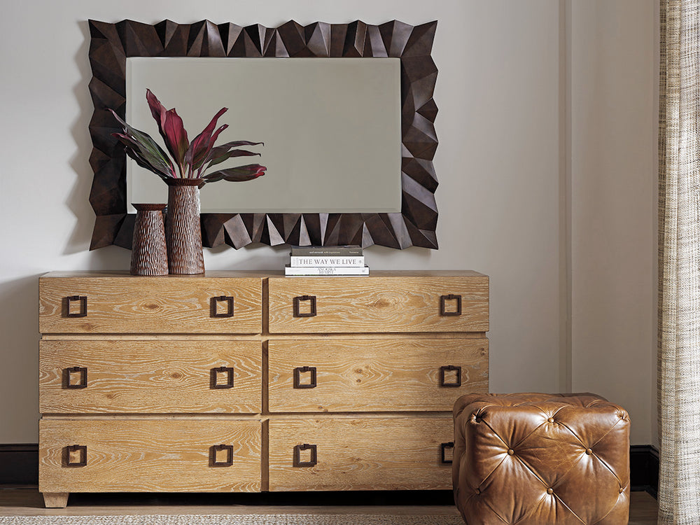 Lexington Tommy Bahama Home Armiston Double Dresser - Global-inspired Design With Knotty Oak Finish And Ample Storage Solutions Newcastle  566-222