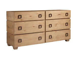 Lexington Tommy Bahama Home Armiston Double Dresser - Global-inspired Design With Knotty Oak Finish And Ample Storage Solutions Newcastle  566-222