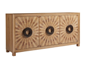 Lexington Tommy Bahama Home Viceroy Buffet - Global Transitional Elegance With Sunburst Veneer And Aged Bronze Hardware Details Newcastle  566-852