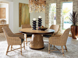 Lexington Tommy Bahama Home Keeling Woven Dining Chair - Global Transitional Style, Knotty Oak Finish & Unique Textured Accent Newcastle  566-883-01